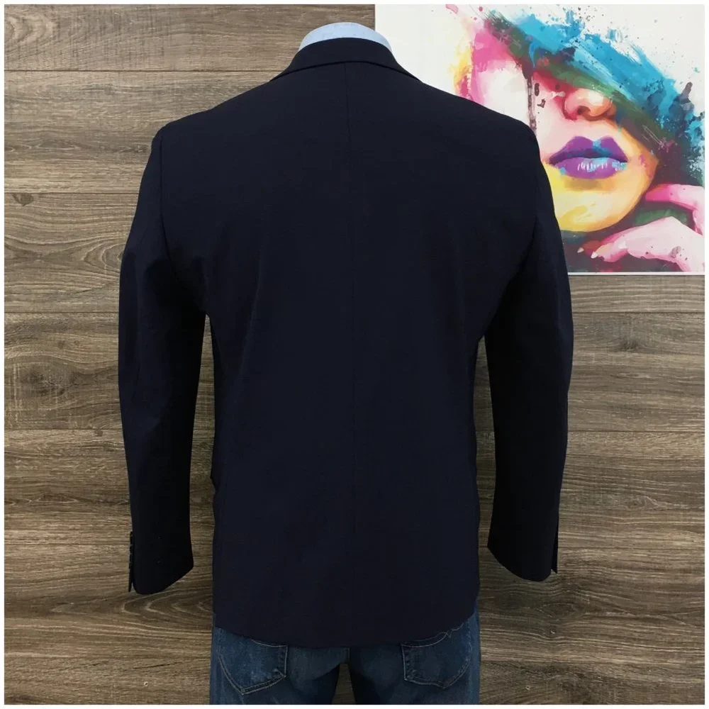 Bar III Mens Blazer Sport Coat Two Button Casual‎ Jacket Size 44R Wool Suits